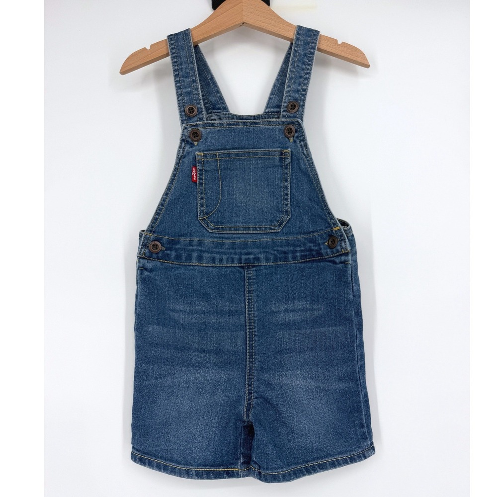 Levi's Toddler Denim Shortalls Overalls